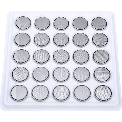 25Pcs Watch Battery CR2032 3V Lithium Button Cell Batteries Replacement Coin Batteries For Calculators Toys Game Electronics