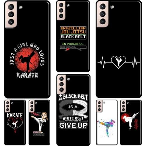 Karate Girl Japan Martial Cover For Samsung Galaxy S20 FE S8 S9 S10 Plus Note 9 10 Note 20 Ultra S21 Phone Case