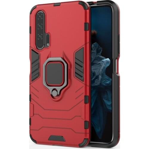 Magnetic Finger Ring Phone Case for Honor 20 Pro Car Stand Holder Hard PC Cover Bracket Magnet Cover