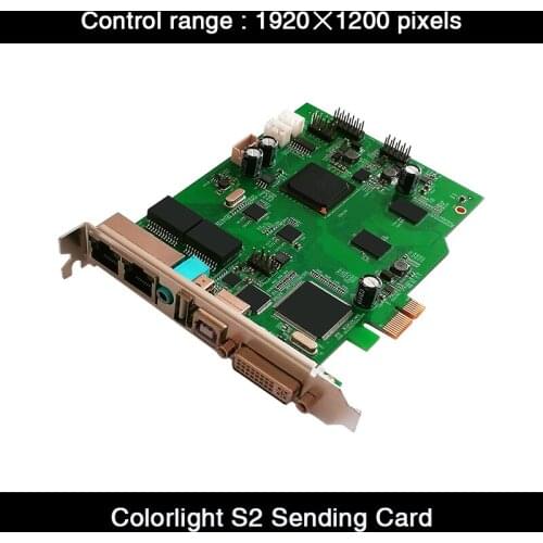 HD Colorlight S2 sending card LED full color display control card dual network port led send led sending card