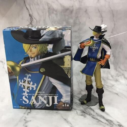 Anime One Piece Treasure Cruise World Journey Sanji The Knight PVC Action Figure Statue Collection Model Kids Toys Doll
