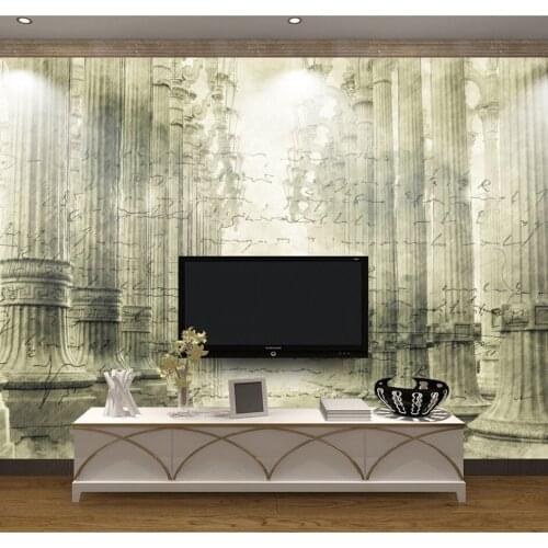 Sketch Church Building 3d Wallpaper Murals for Living Room TV Background Papel 3D Photo Mural 3d Wall Mural Wall paper