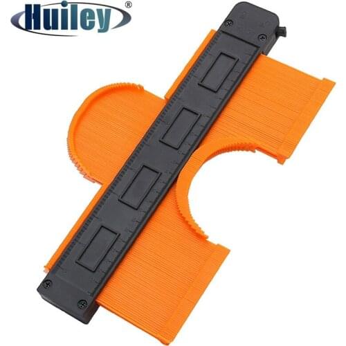 Shape Contour Gauge with Lock 15 cm 25 cm Wider Contour Template Plastic Woodworking Decoration Profile Measuring Tools Ruler