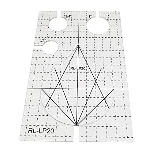 Louts and Pebbles Sewing Tools Quilting Templates Sewing Machine Quilting Rulers Set # RL-LP20