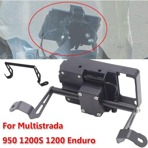 GPS Smart Phone Navigation Mount Mounting Bracket Adapter Holder For Ducati Multistrada 950 1200S 1200 Enduro 2015 2016 2017
