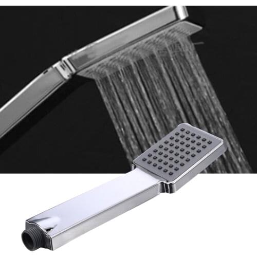 High Quality Pressure Rainfall Shower Head Simple Supercharger Shower Nozzle ABS Bathroom Hand Shower Water Booster wonderful