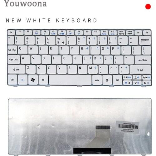 New Laptop Keyboard For ACER D257-N57cbb 521 D271 ZE7 ZE6 AO532h PAV70 EM350 D270