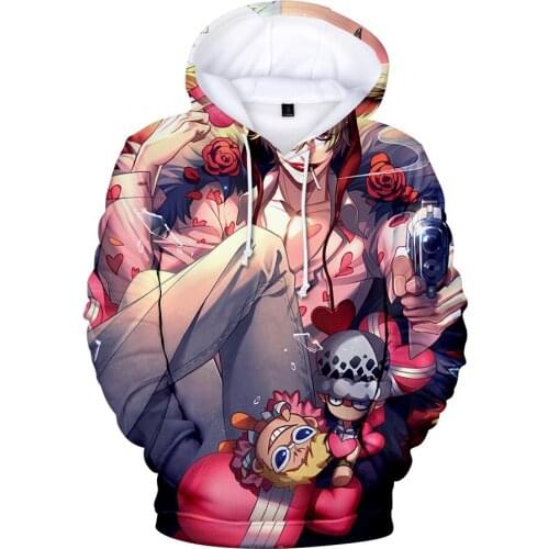 2021 New Arrival Creative ONE PIECE 3D Print Hoodies print Casual Style Women/men Fashion Autumn Winter Couples Clothes