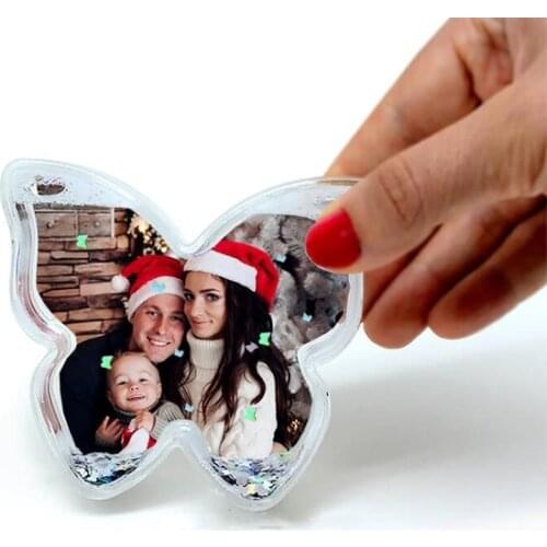 Modern Nobbystar Butterfly Themed Snow Globe Photo frame фоторамка коллаж Photo frame