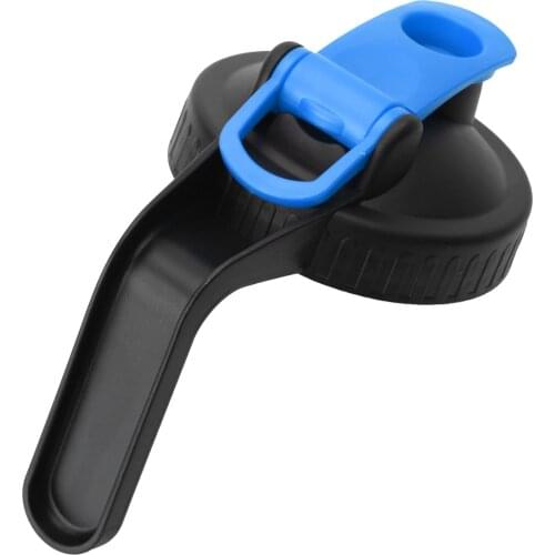 Wide Mouth Mason Jars Spout Flip Cap Lid Plastic Silicone Seal Cap Kitchen Leak-Proof Water Bottle Storage Jar Cover with Handle