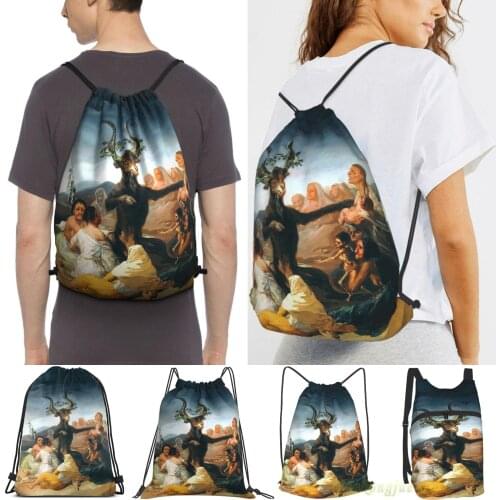 Unisex Drawstring Bags The Coven - Goya Women Drawstring Backpacks Men Outdoor Travel Backpacks Training Fitness Bag