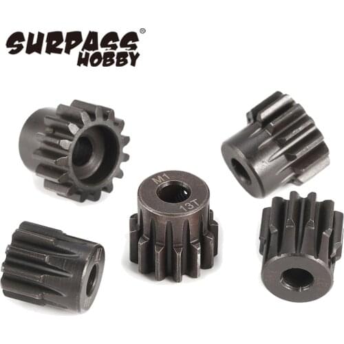 Surpass Hobby M1 5.0mm 11t 12t 13t 14t 15t 16t 17t 18t 19t 20t 21t 22t 23t 24t 25t 26t 27t 28t Pinion Motor Gear for 1/8 RC Car