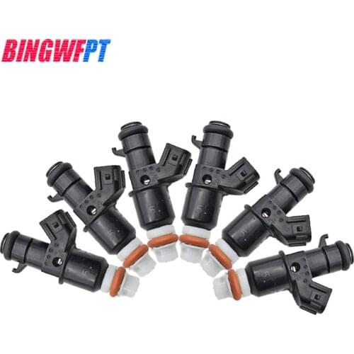 6pcs/lot Fuel Injectors Flow match For Honda Civic 06-11 1.8L 16450-RNA-A01 16450RNAA01 Injection Nozzle