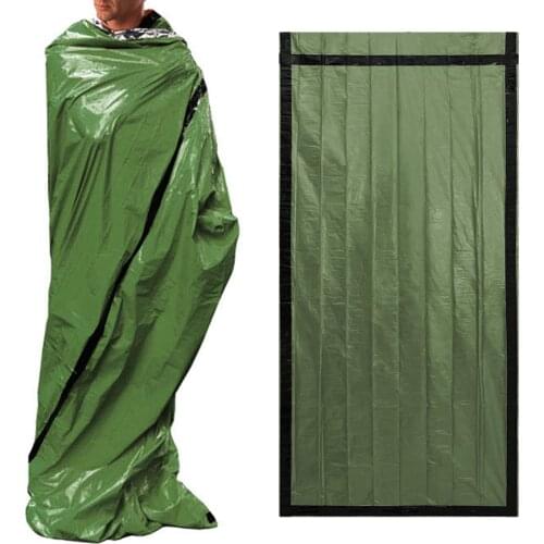Outdoor Camping Thermal Sleeping Bag Emergency Survival Hiking Blanket Gear