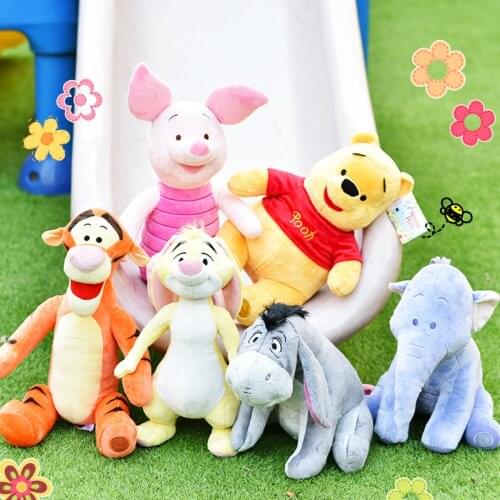 Winnie The Pooh bear Piglet PigTigger Eeyore Rabbit Piggy Plush Toys stuffed gift toys boys and girls Doll as Birthday Present