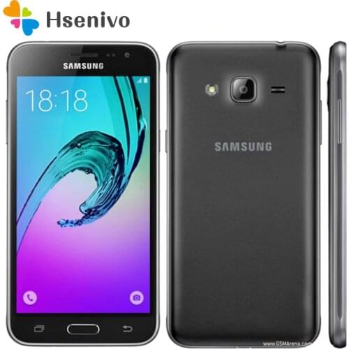 Samsung Galaxy J3 (2016) J320F Refurbished-Original Cell Phone J320G Ouad Core Dual Sim 2GB RAM 5.0 Inch Touch free shipping
