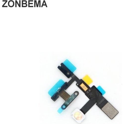 ZONBEMA 100pcs/lot Power On Off Button Swtich Control Flex Cable Ribbon For iPad Pro 9.7 inch A1673 A1674 A1675 Flashing Light