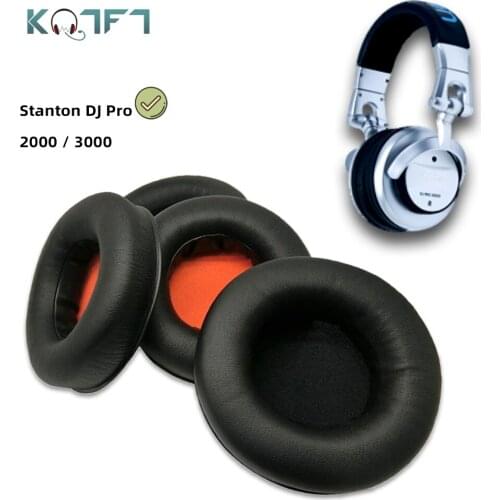 KQTFT 1 Pair of Replacement EarPads for Stanton DJ Pro 2000 3000 Pro2000 Pro3000 Headset Ear pads Earmuff Cover Cushion Cups