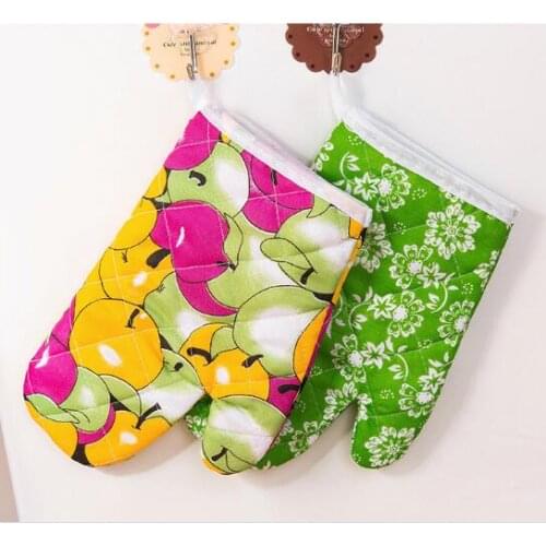 1PC Kitchen Insulated Non-Slip Glove Thickening High Temperature Oven Glove Cooking Microwave Oven Mitt NX 010