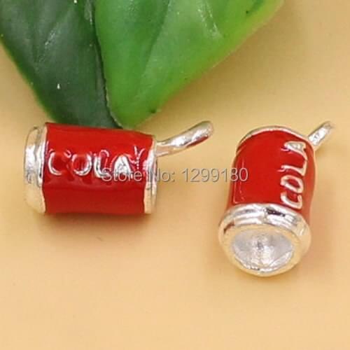 10pcs/lot Fashion Enamel Pendants Charm Beads Fits Bracelets & Necklaces For DIY Jewelry Finding 15x8mm K02239