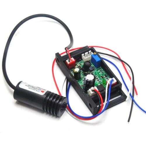 12VDC 150mw 650nm Red Laser Diode Module Focus Dot Point Lasers 18x45mm TTL Driver