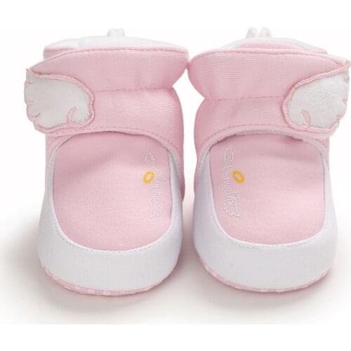 2020 Baby Winter Warm First Walkers Cotton Baby Shoes Cute Infant Baby Boys Girls Shoes Soft Sole Indoor Shoes for 0-18M