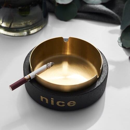 Cement Ashtray Ordinary Nordic Tea Table Cement Ashtray Ashtray Household Goods Ashtray Home Decoration Accessories