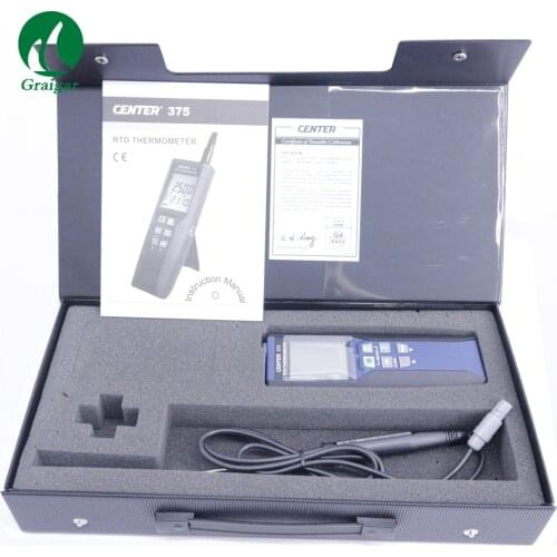 CENTER 375 Precision Platinum Temperature Meter Sampling Rate: 2 Time/Sec