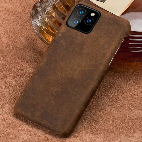 LANGSIDI Genuine PULL-UP Leather phone case for iphone 11 11Pro Max X XR XS MAX 6s 7 8 Plus Back cover For iphone 12 pro max 12