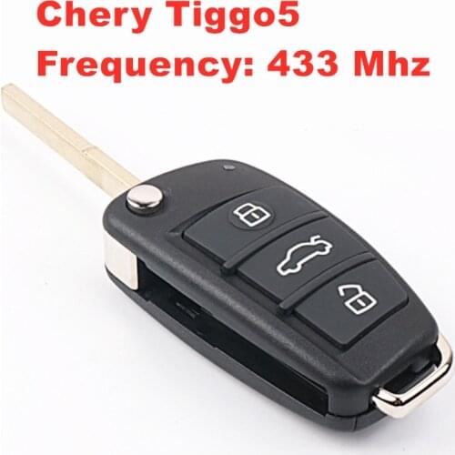 For Chery Tiggo 5 Remote Key Without Transponder Chip 433Mhz
