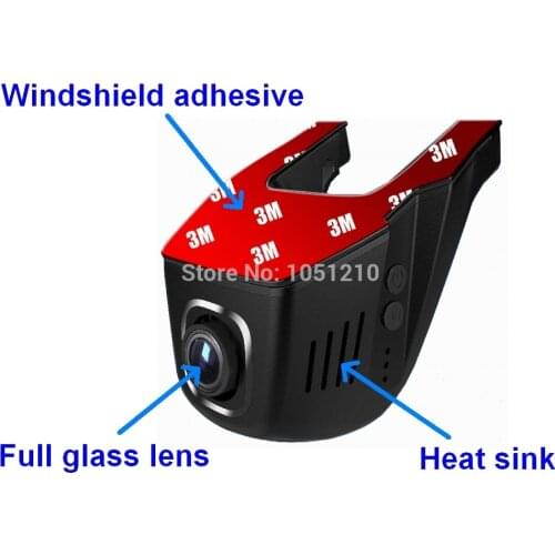 Ouchuangbo Front camera driving recorder hidden digital video camera 170 degree 1080P DVR