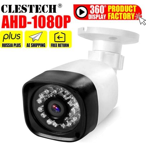 Full AHD CCTV Mini Camera 720P/960P/1080P SONY IMX323 HD Digital 2.0MP Waterproof ip66 24LED Infrared night vision have Bullet