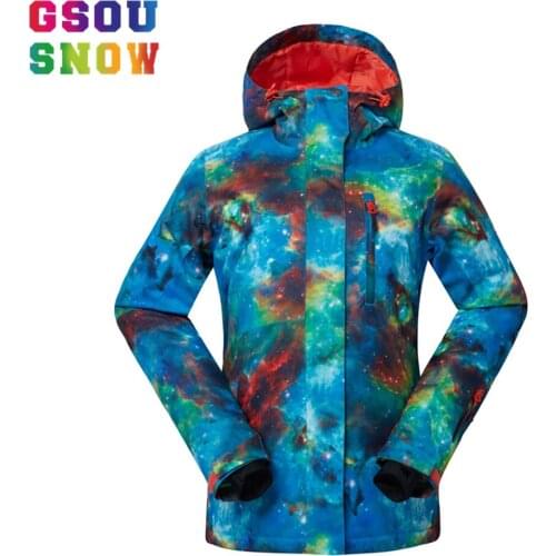 Женские большие куртки Gsou Snow China At AliExpress