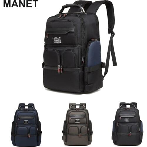 MANET Multifunction Laptop Backpack 19.6 in Anti-theft Waterproof School Backpacks USB Charging Mens LargeTravel Bag Backpack