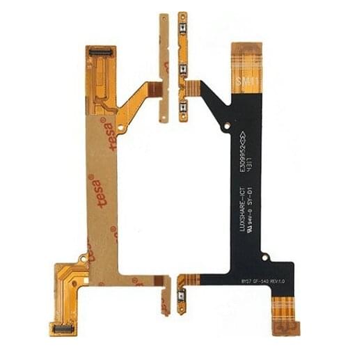 New Power Volume Button Flex Cable For Sony XA1 G3112 G3116 G3121 G3123 G3125 Power On Off Volume Up Down Connnector Ribbon