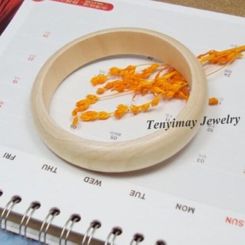 Original Color 1.5cm Width Wood Bangle For Twisted 20pcs Free Shipping