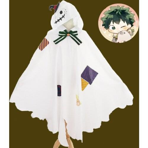 My Hero Academia Boku no Hero Akademia Izuku Midoriya Cloak coat Cosplay Costume Hair Izuku Midoriya Deku Wigs Cartoon shoes