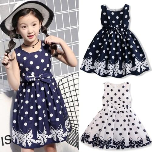 Dot Long Sleeve Dress For Girls Clothing Baby Girl Clothing Teenager School Daily Wear Kids Casual Clothes Vestido Infantil 8T