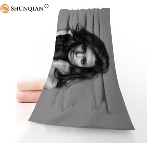 Customize All Your Favorite Emily Ratajkowski 35x75cm Daily Exercise Fitness Fast Dry Face Microfiber Towel