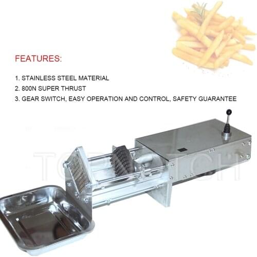 Industrial Electric Tapioca Crispy Carrot Slicer French Fries Cutter Machine