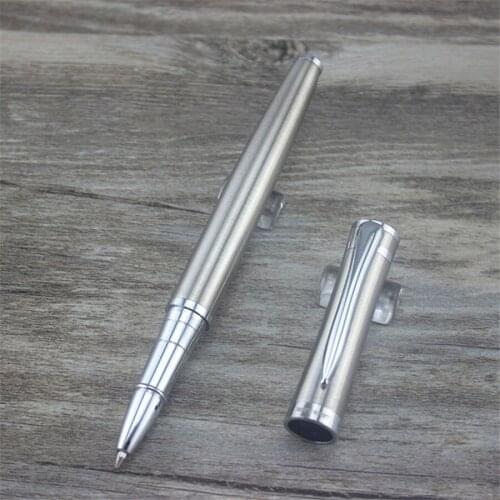 ZY silver ballpoint Pen School Office teacher student Stationery luxury roller ball pens business gift 012