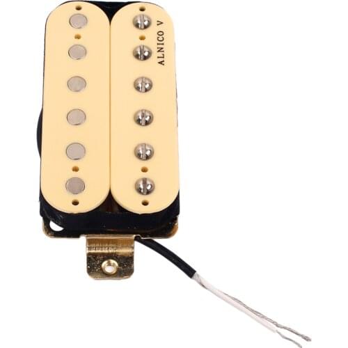 Double Coil Humbucker Pickup Alnico 5 Cream for SG Guitar