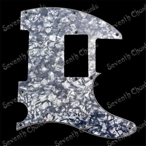 1pcs Cyan Pearl 3Ply Double coil Pickup Monting Hole Electric Guitar Pickguard Anti-Scratch Plate Pick guard guitar accessories