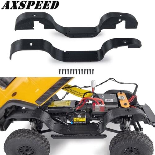 AXSPEED SCX24 Fender Tire Cover Liner Fenders for 1/24 Axial SCX24 AXI00002 RC Truck Car Spare Parts