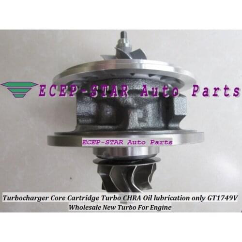 Free Ship Turbo Cartridge CHRA GT1749V 758219 758219-0003 03G145702F Turbo For AUDI A4 B7 A6 VW Passat B6 BRE BRF BVG BVF 2.0L