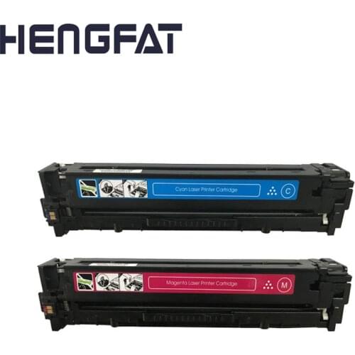 2pieces Color Laser Toner Cartridge CF210A -CF213A for HP LaserJet CP1210 1215 1510 1515 1518 CM1312 CP1525 CM1415 M251 Printer