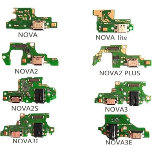 FOR Huawei nova lite 2 2S plus nova3 3i 3E USB Charging Motherboard Dock Port Charger Board Flex Cable Plug Connector for nova2