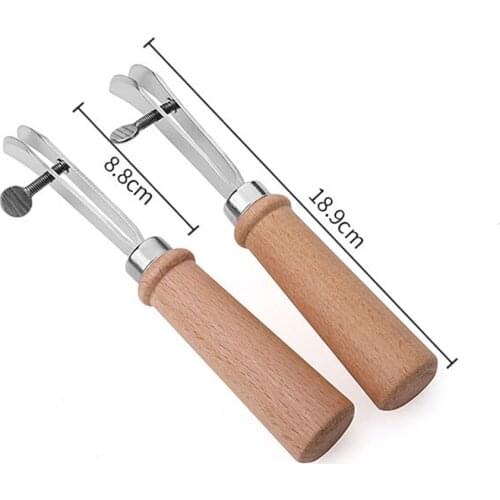 Leather Tools Adjustable Cutter DIY Handmade Leather Crimper Slotting and Grooving Device Edge Holder Leathercraft Cutting