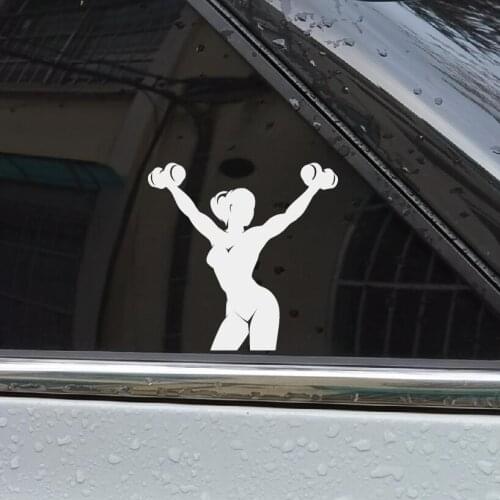 Cross Fit Fitnes Automobile Reflective Waterproof Car Stickers Vinyl Decals for Rear Windshield Car Body Motorbike 11cmx11cm