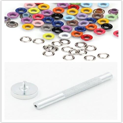 Metal Garment Eyelets Multicolor Scrapbook Eyelet Inner Dia. 4MM/5mm/8MM Craft Sewing DIY Accessory. Eyelet installa tools